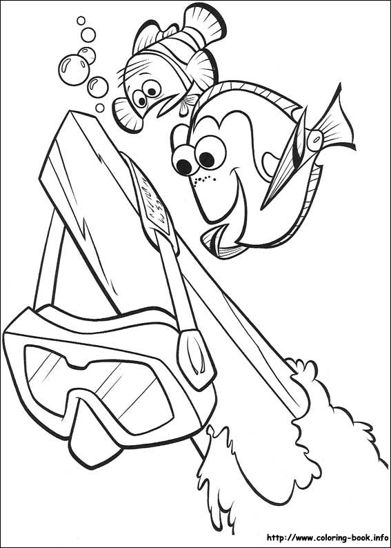 Finding Nemo coloring picture